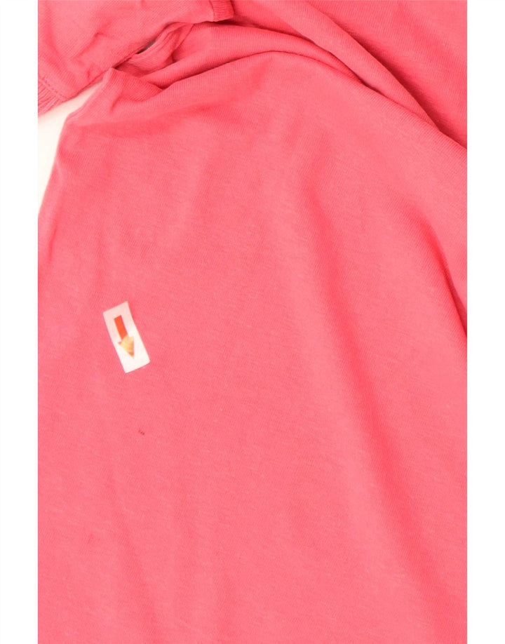 Puma Grafisk T-Shirt Top UK 10 Lille Rød Bomuld