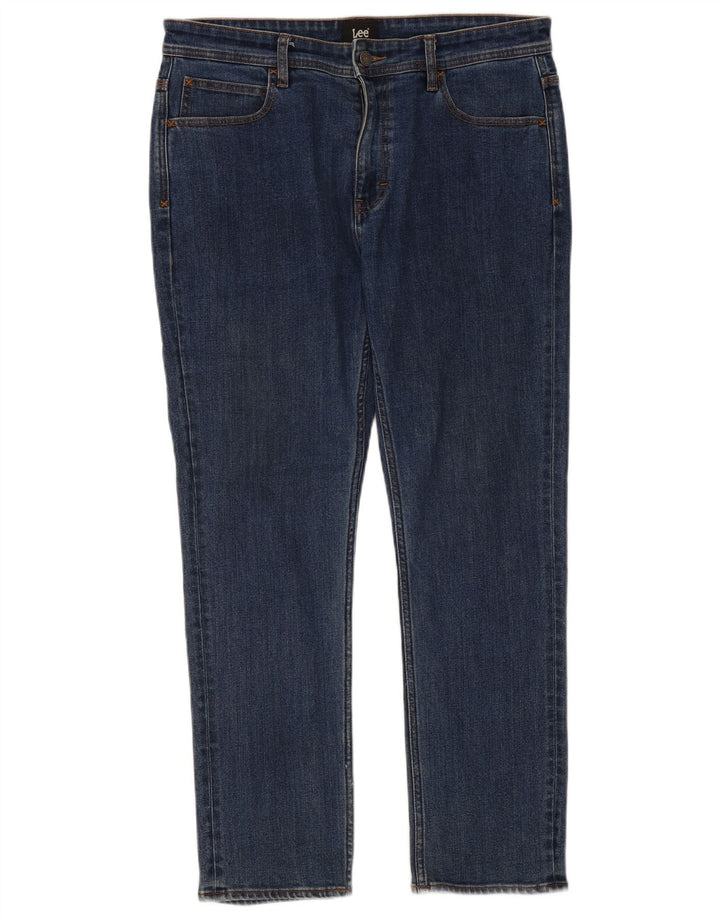 Lee Dame Slim Jeans W34 L30 Blå Bomuld