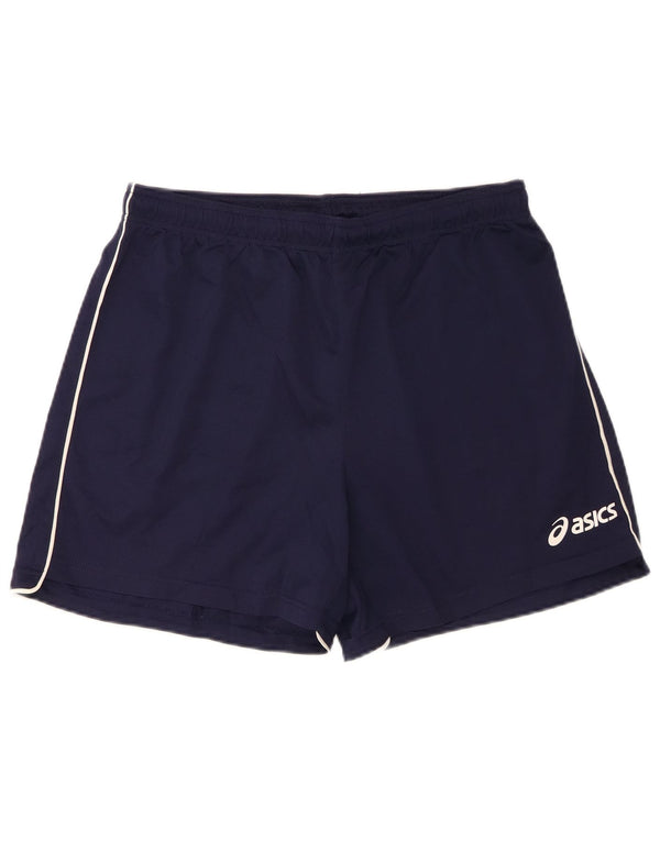 Asics Boys Sports Shorts 15-16 år 2XL Navy Blue Polyester