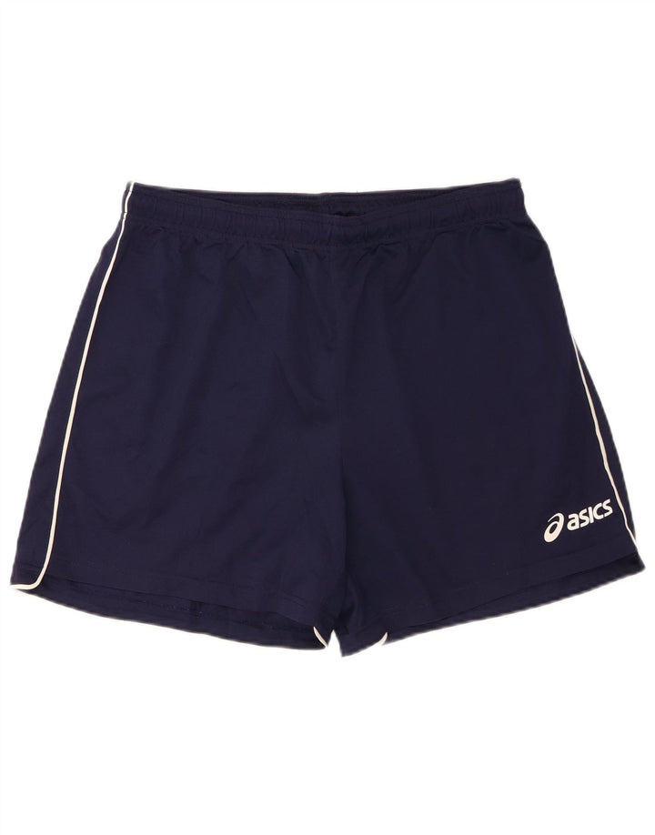 Asics Boys Sports Shorts 15-16 år 2XL Navy Blue Polyester