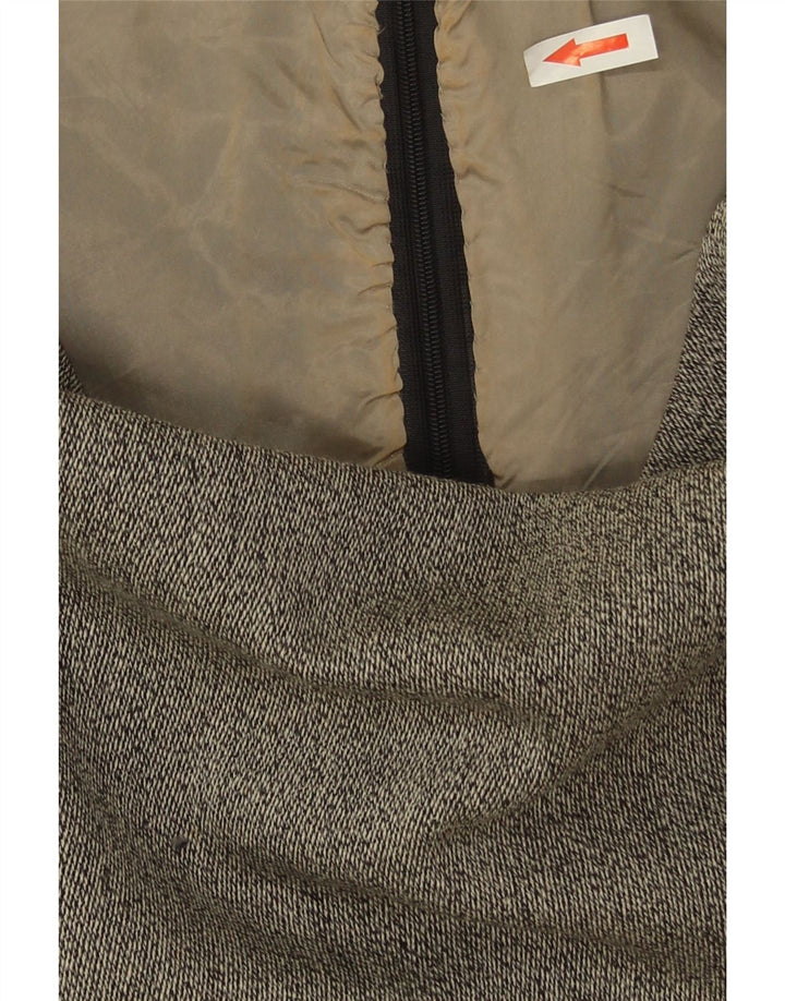 Vintage Kvinders Ærmeløs Skede Kjole UK 12 Medium Grey