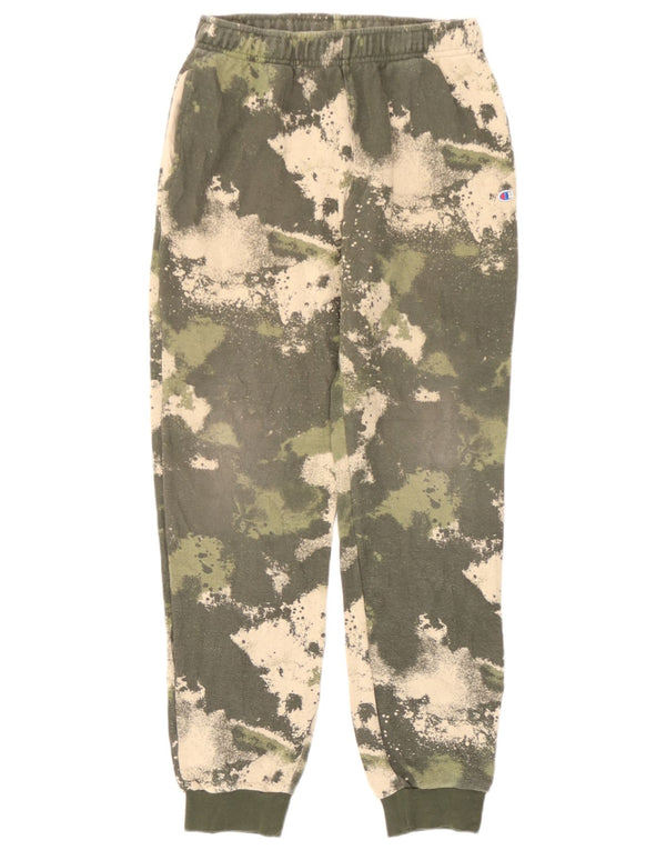 Champion Boys træningsdragt Bukser Joggers 14-15 år Large Green Tie Dye