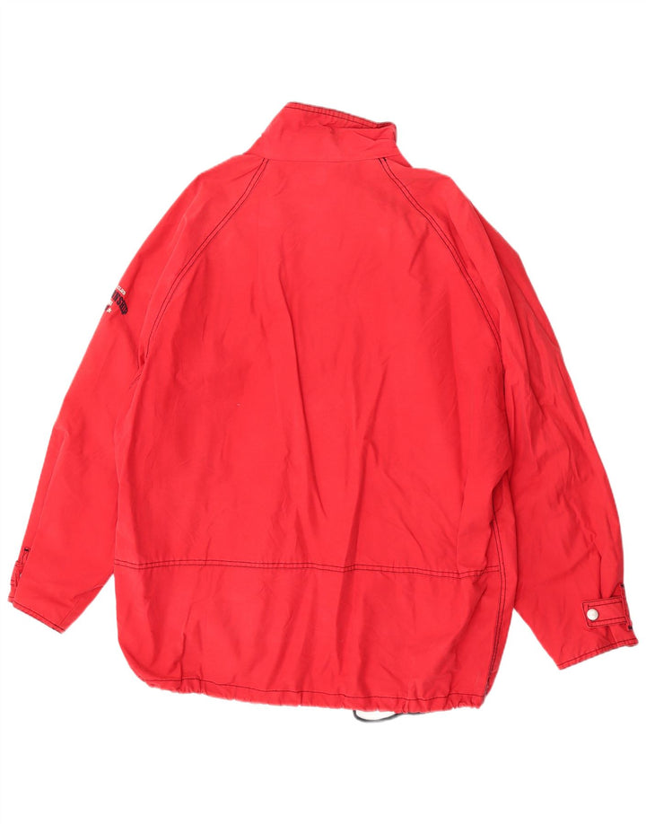 Brugi Herre Windbreaker Jacket IT 52 XL Rød Bomuld