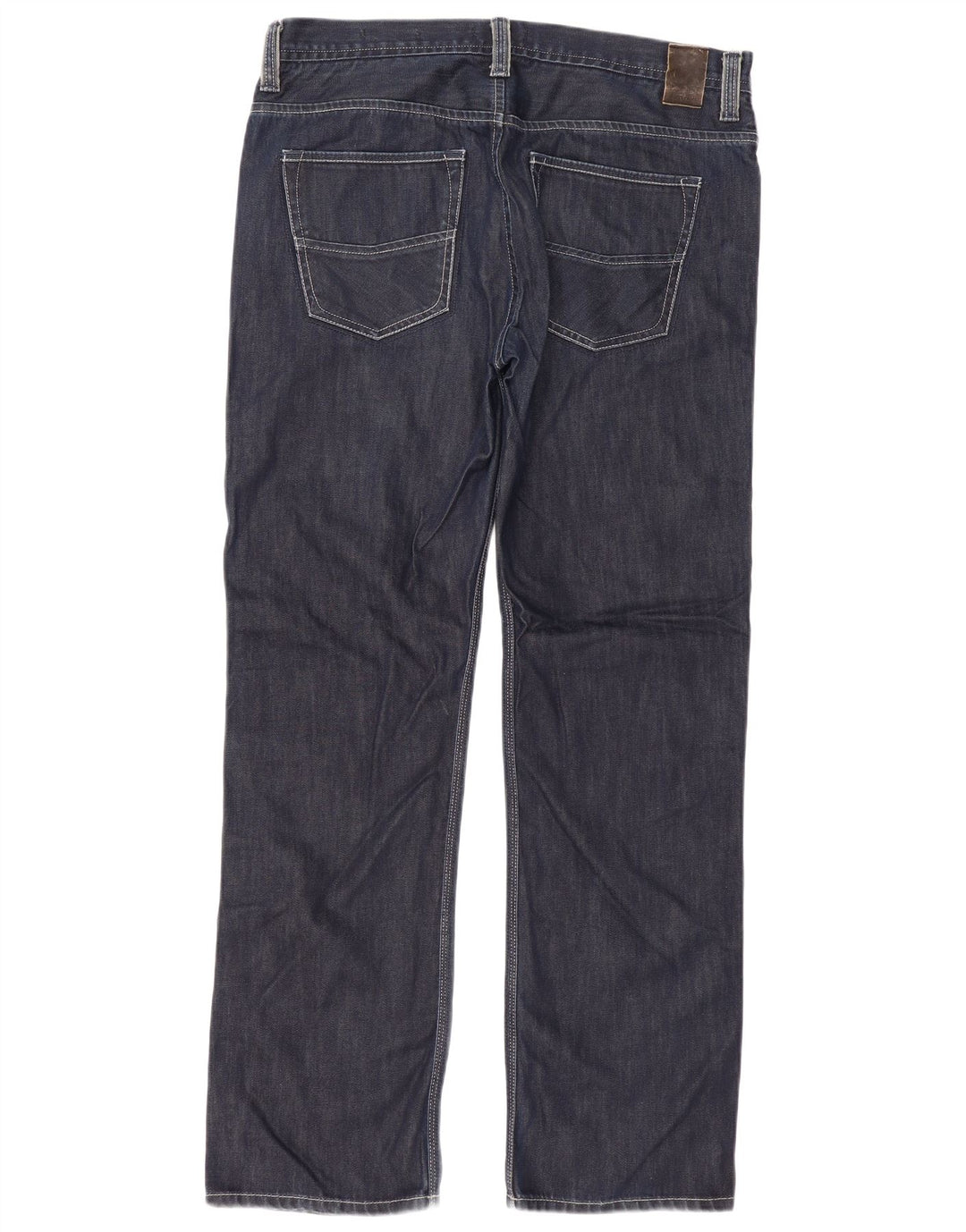 Marks & Spencer Herre Autograph Straight Jeans W36 L33 Marineblå Bomuld
