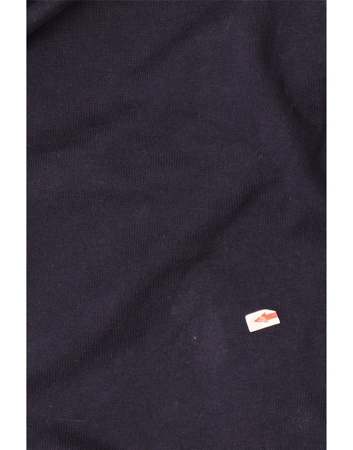 Eddie Bauer Herre V-hals sweater Medium marineblå bomuld