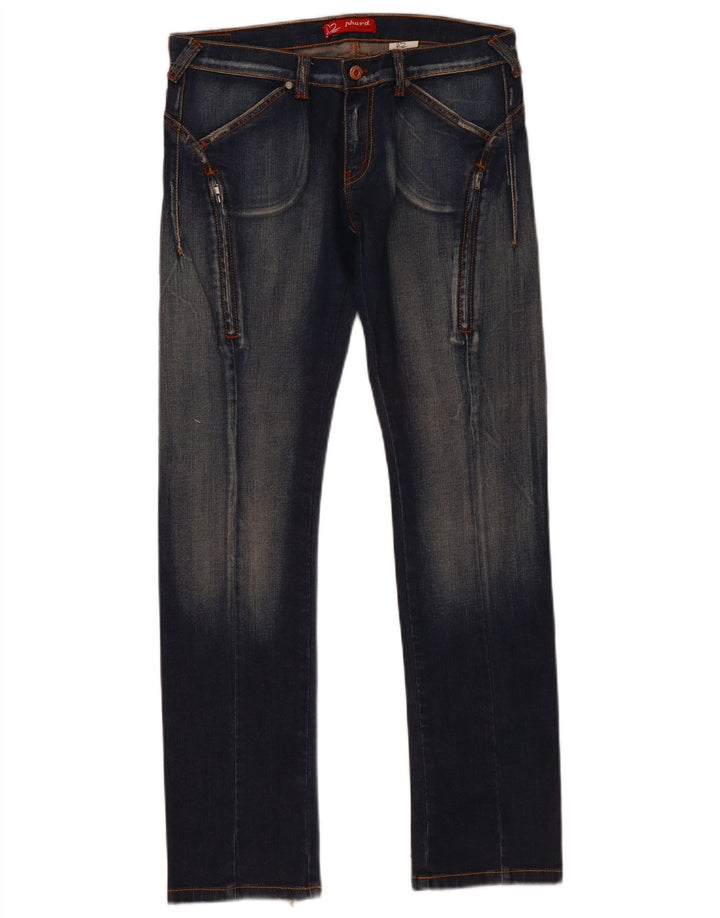 Phard lige jeans til kvinder W30 L31 Marineblå bomuld