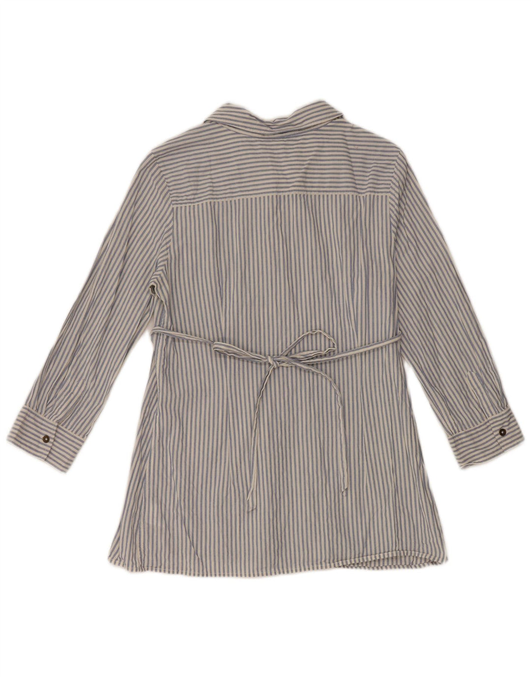 Gap Kvinder Gravid 3/4-ærmet Pullover Shirt UK 10 Lille blå stribet