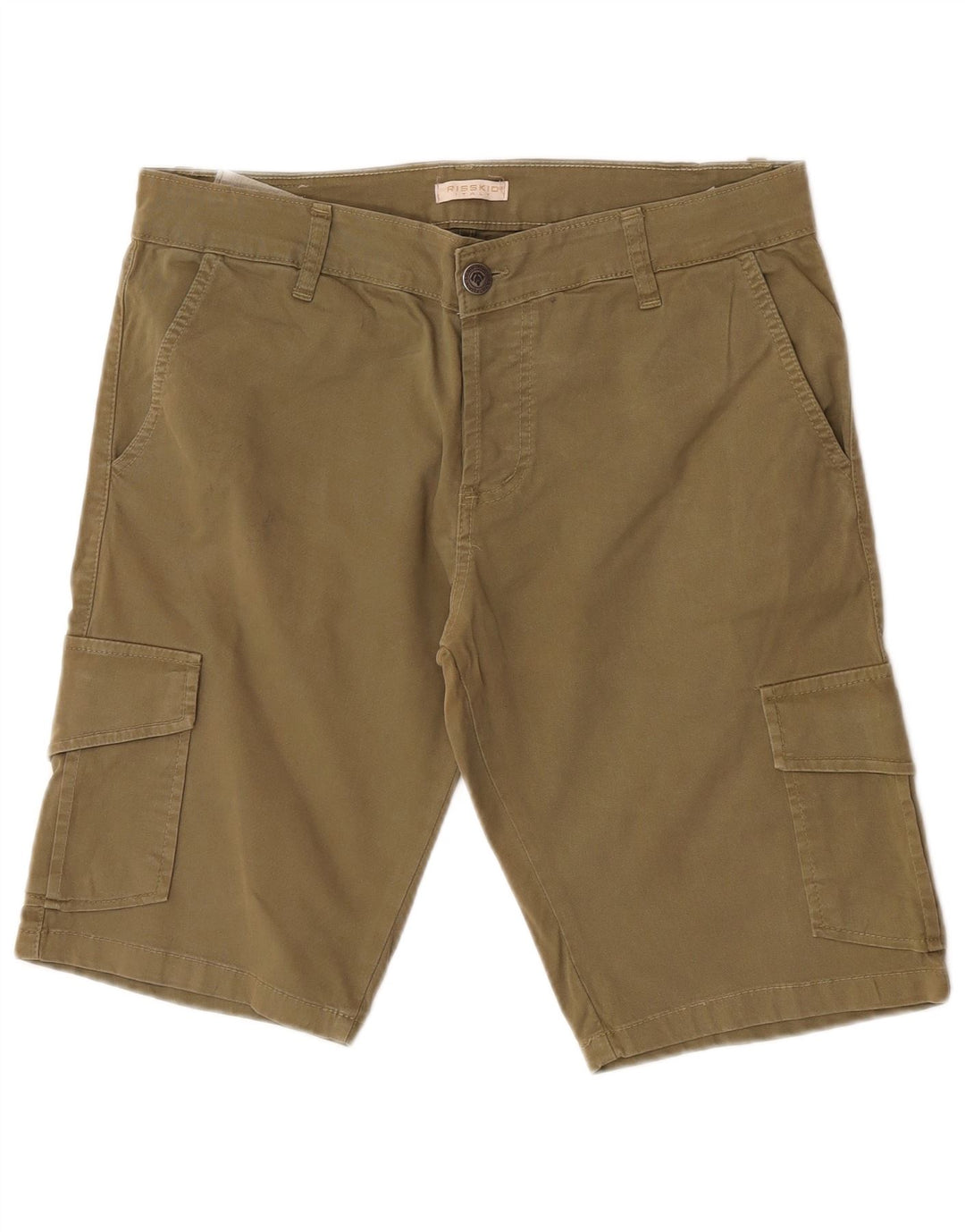 Risskio Herre Cargo Shorts W34 Large Khaki