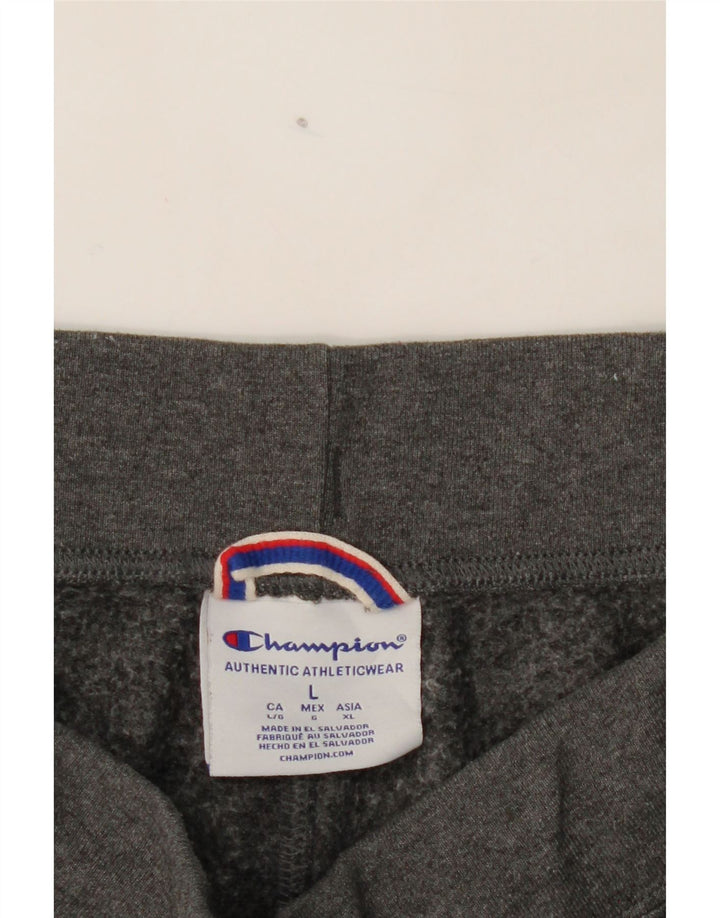 CHAMPION Womens Tracksuit Trousers Joggers UK 14 Large  Grey Polyester Vintage Champion and Second-Hand Champion from Messina Hembry 