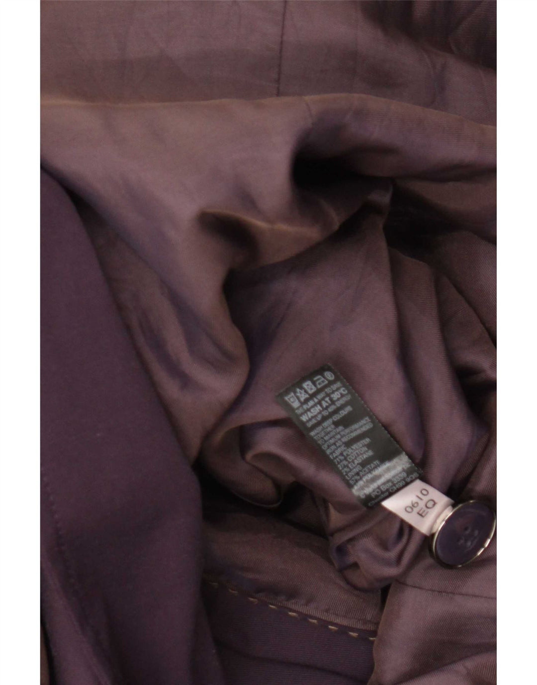 Marks & Spencer Womens Autograph Trench Coat UK 18 XL Lilla Polyester