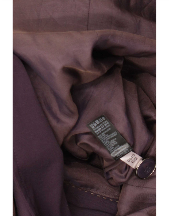 Marks & Spencer Womens Autograph Trench Coat UK 18 XL Lilla Polyester
