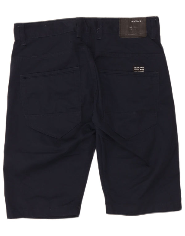Jack & Jones Herre Casual Shorts Medium W32 Navy Blue Polyester