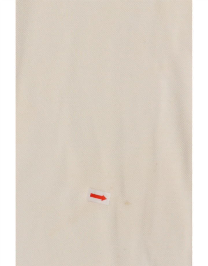 LACOSTE Mens Polo Shirt Size 4 Medium White Cotton Vintage Lacoste and Second-Hand Lacoste from Messina Hembry 