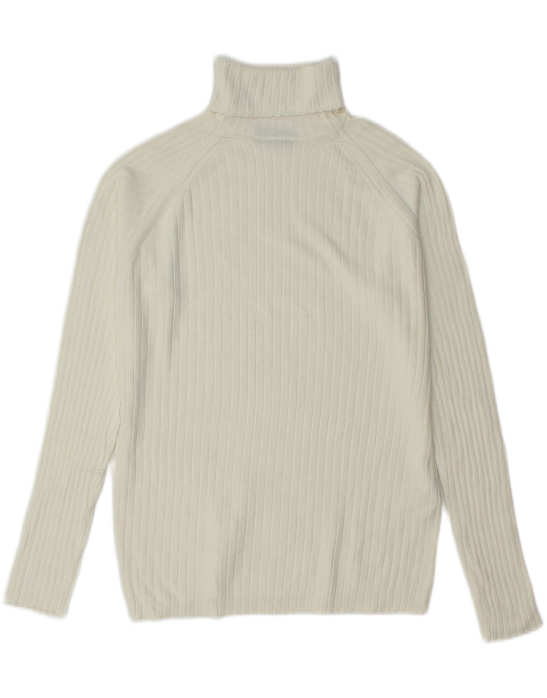 Zara Herre rullehals sweater Small Off White Viscose