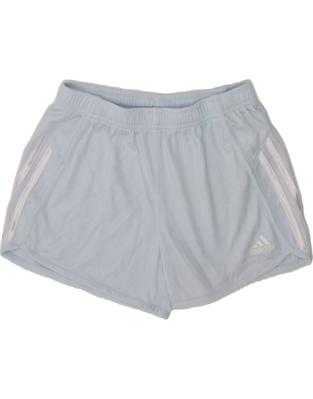 ADIDAS Girls Sport Shorts 10-11 Years Medium Blue Polyester Vintage Adidas and Second-Hand Adidas from Messina Hembry 