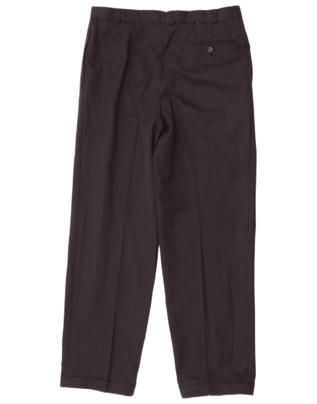 Marks & Spencer Herre Pegged Suit Bukser W36 L31 Marineblå Polyester