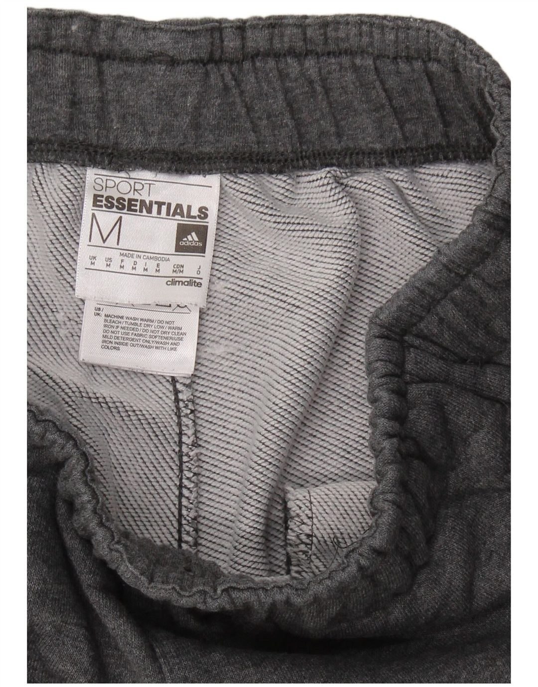 ADIDAS Herre Climalite træningsdragt Bukser Joggers Medium Grå Bomuld