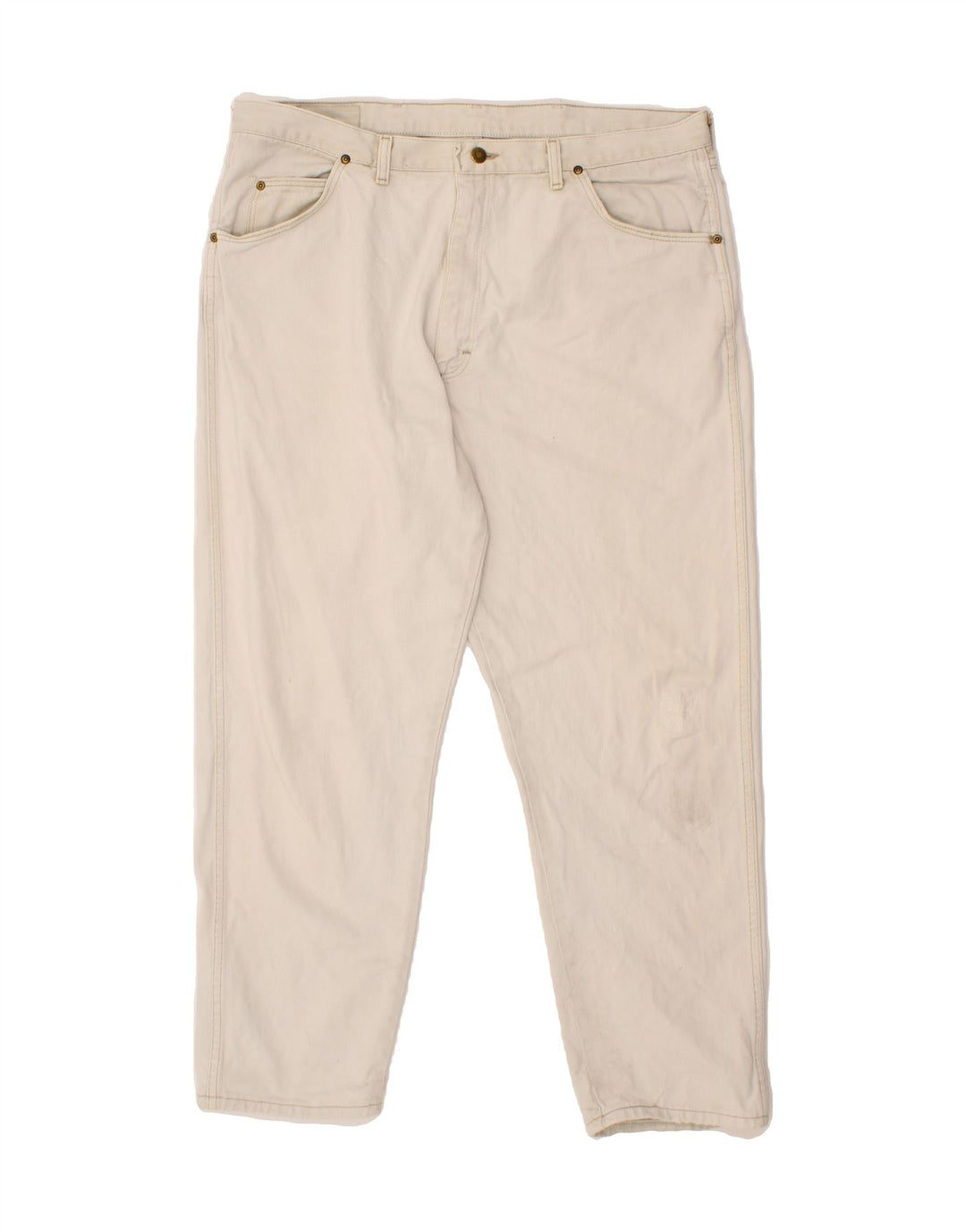 WRANGLER Mens Slim Jeans W39 L30  White Vintage Wrangler and Second-Hand Wrangler from Messina Hembry 