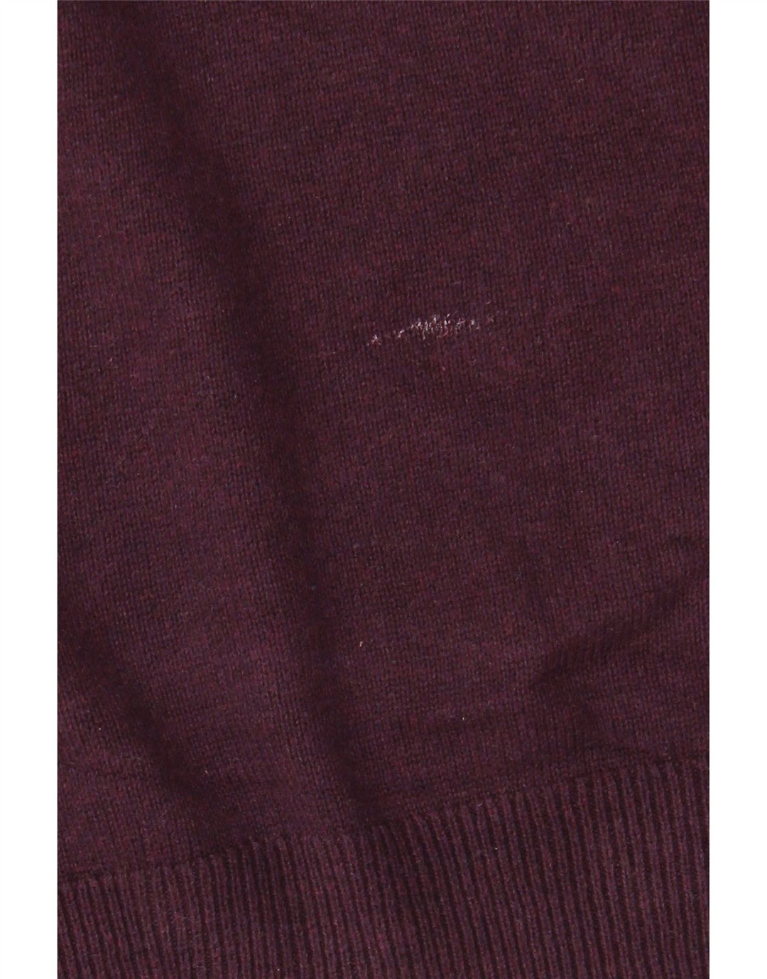 Marks & Spencer Herre V-hals sweater Medium rødbrun bomuld