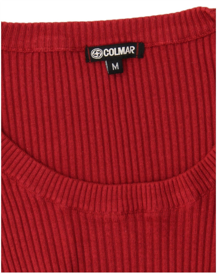 Colmar Dame Boat Neck Jumper Sweater UK 12 Medium Red