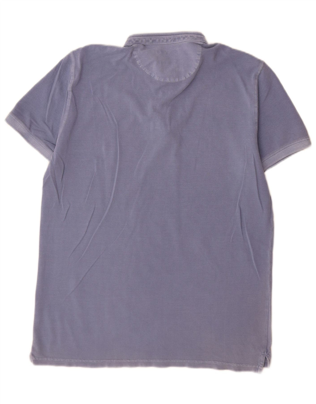 Massimo Dutti Herre Casual Fit Polo Shirt Large Blue