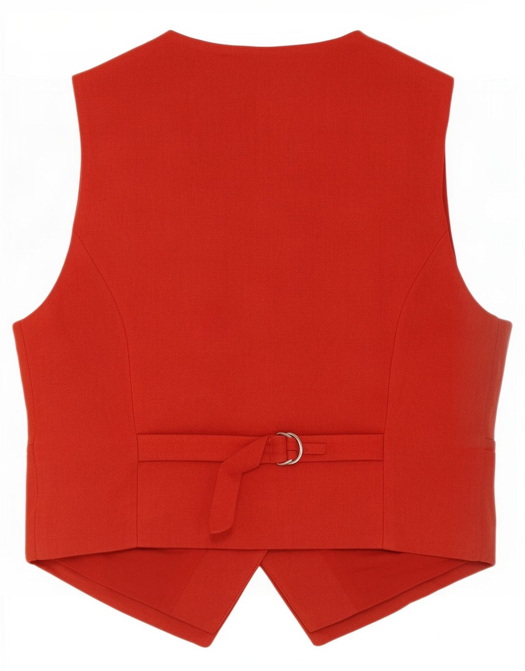 Zara Damevest UK 12 Medium Rød viskose