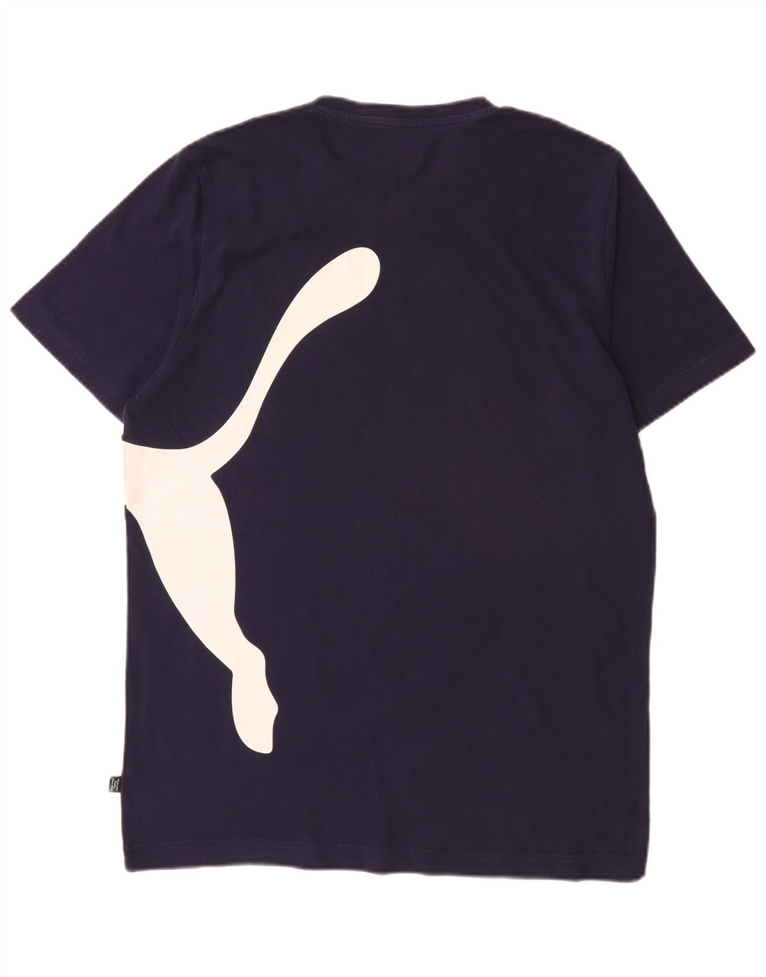 Puma Herre Grafisk T-Shirt Top Stor Marineblå