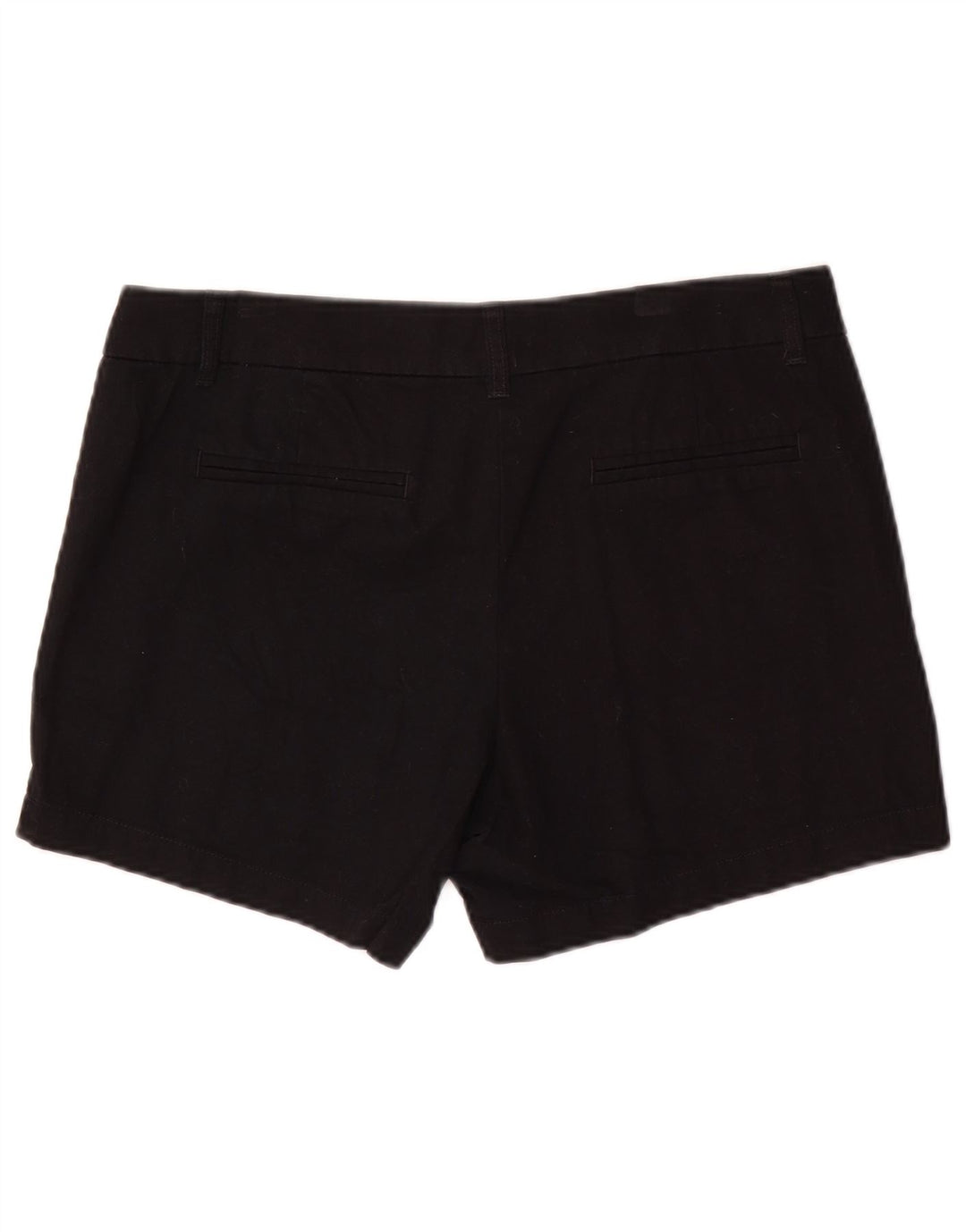 J. CREW Chino Shorts til kvinder US 10 Large W34 Black Bomuld