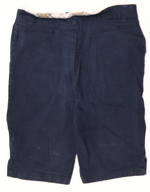 Eddie Bauer Chino Shorts til drenge 15-16 år W26 Navy Blue Cotton