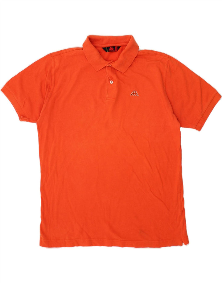 KAPPA Mens Polo Shirt Large Orange Cotton Vintage Kappa and Second-Hand Kappa from Messina Hembry 