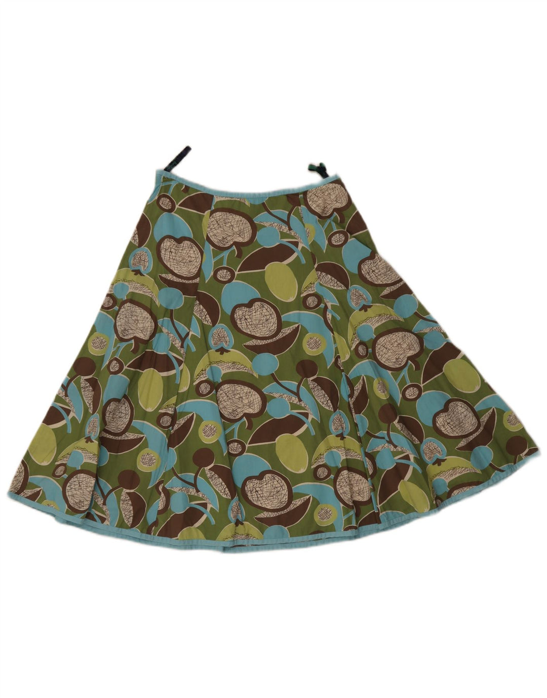 Boden Dame Abstrakt Mønster A-Line Nederdel UK 8 Small W28 Multicolored