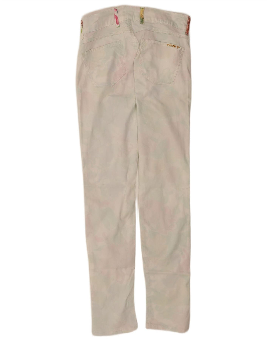 MET Slim Jeans til kvinder W30 L32 Hvid bomuld