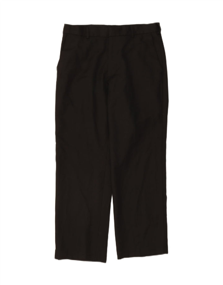 DOCKERS Mens Straight Suit Trousers W34 L30 Black Polyester Vintage Dockers and Second-Hand Dockers from Messina Hembry 