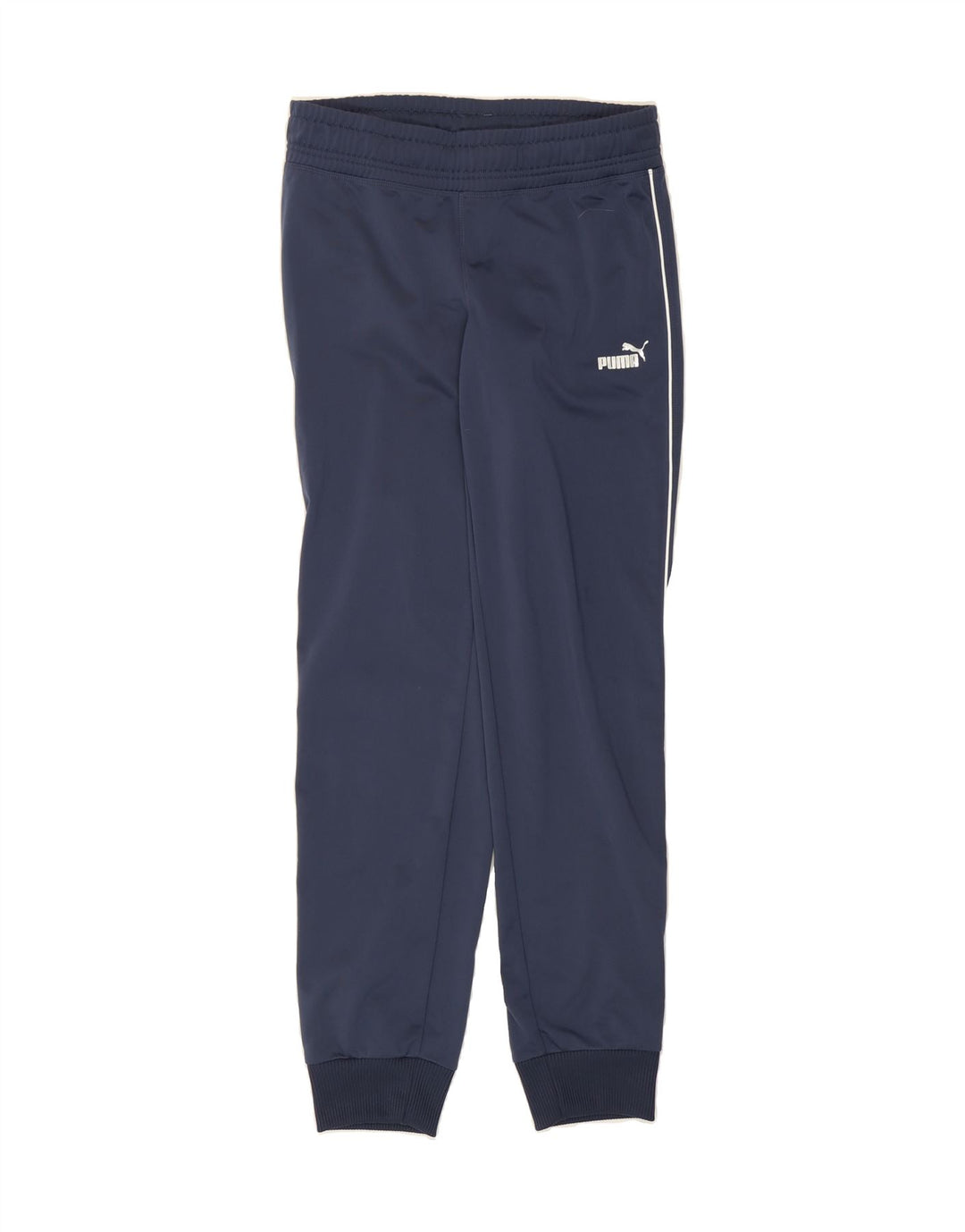PUMA Womens Tracksuit Trousers Joggers UK 10 Small Navy Blue Polyester Vintage Puma and Second-Hand Puma from Messina Hembry 