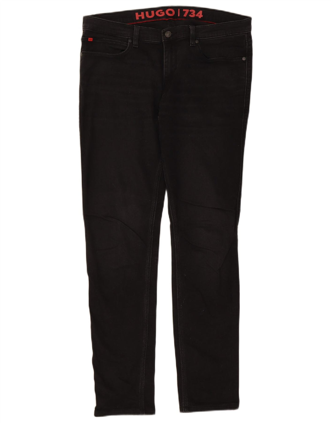 Hugo Boss Herre Slim Jeans W33 L31 Sort Bomuld