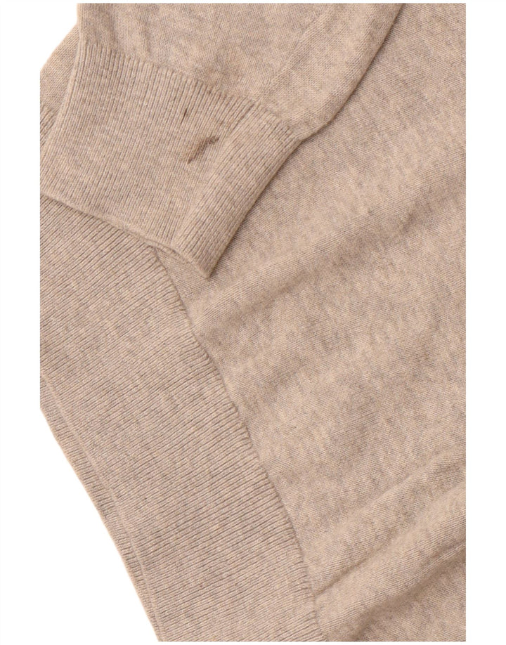 NAUTICA Herre sweater med rund hals, mellemgrå bomuld