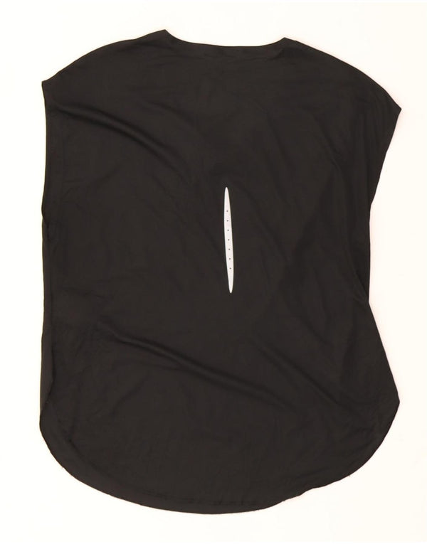 Nike Dame Dri Fit T-Shirt Top UK 16 Stor Sort Polyester