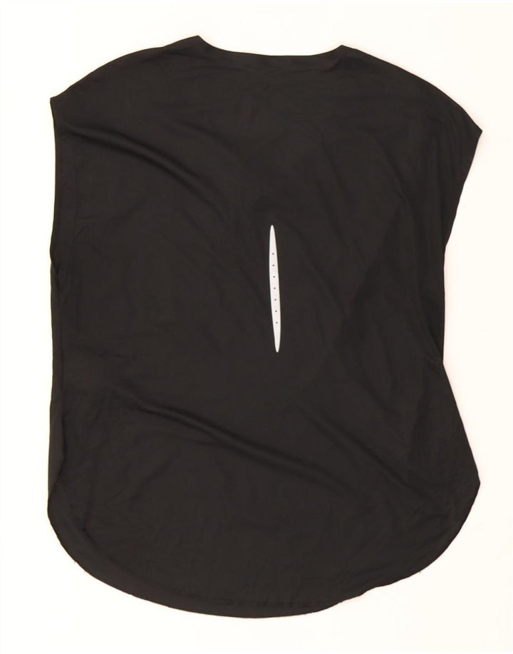 Nike Dame Dri Fit T-Shirt Top UK 16 Stor Sort Polyester
