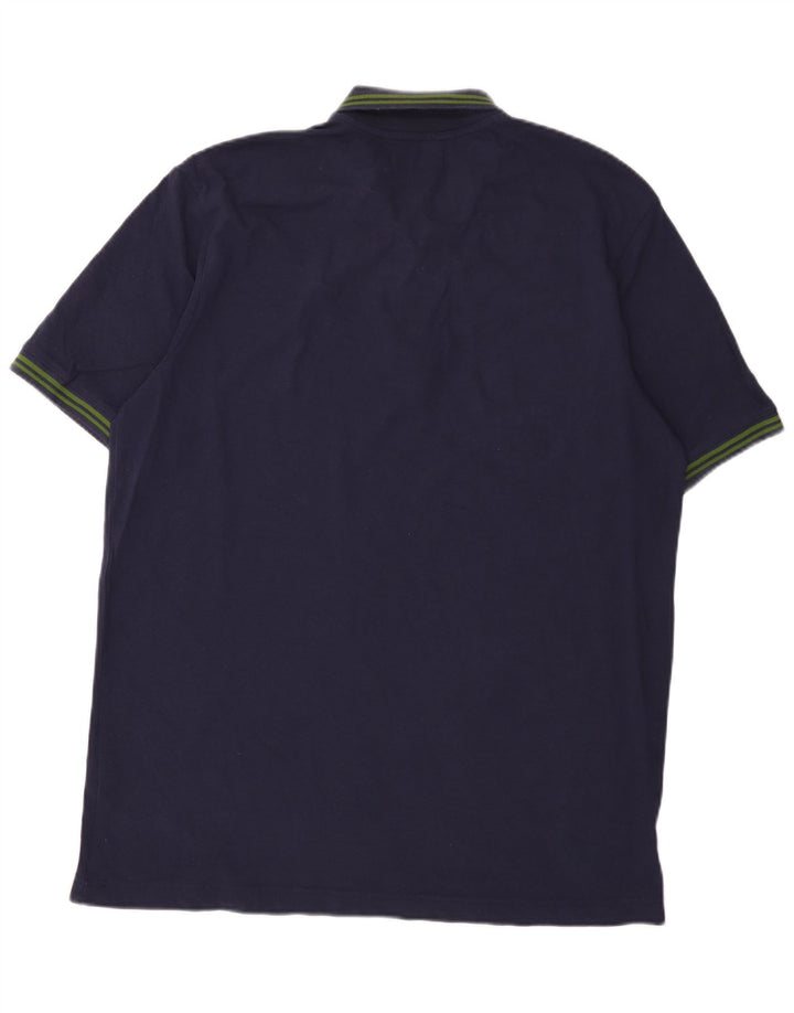 Kappa herre poloskjorte 2XL marineblå bomuld