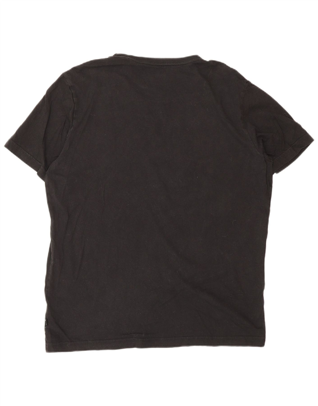 PUMA Grafisk T-shirt top til mænd, stor sort bomuld