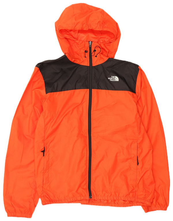 The North Face Regnjakke med hætte til mænd UK 40 Large Orange Colourblock