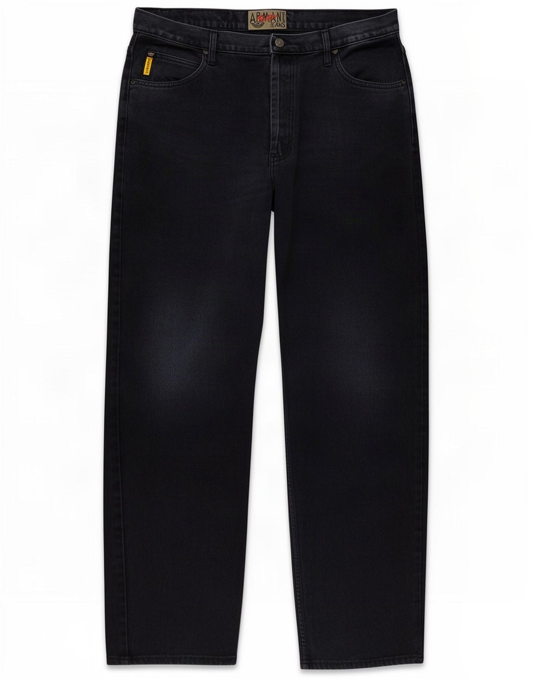 Armani Straight Jeans til mænd W38 L30 Marineblå Bomuld