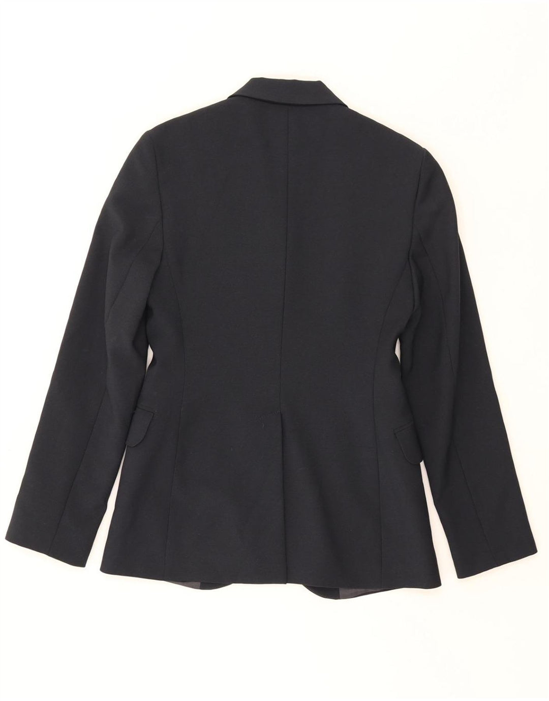 BENETTON Womens 3 Button Blazer Jacket IT 38 XS Navy Blue Polyester Vintage Benetton and Second-Hand Benetton from Messina Hembry 