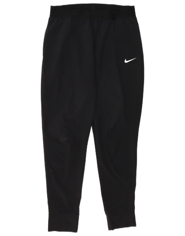 Nike Dame Dri Fit træningsdragt Bukser Joggers UK 14 Medium Sort