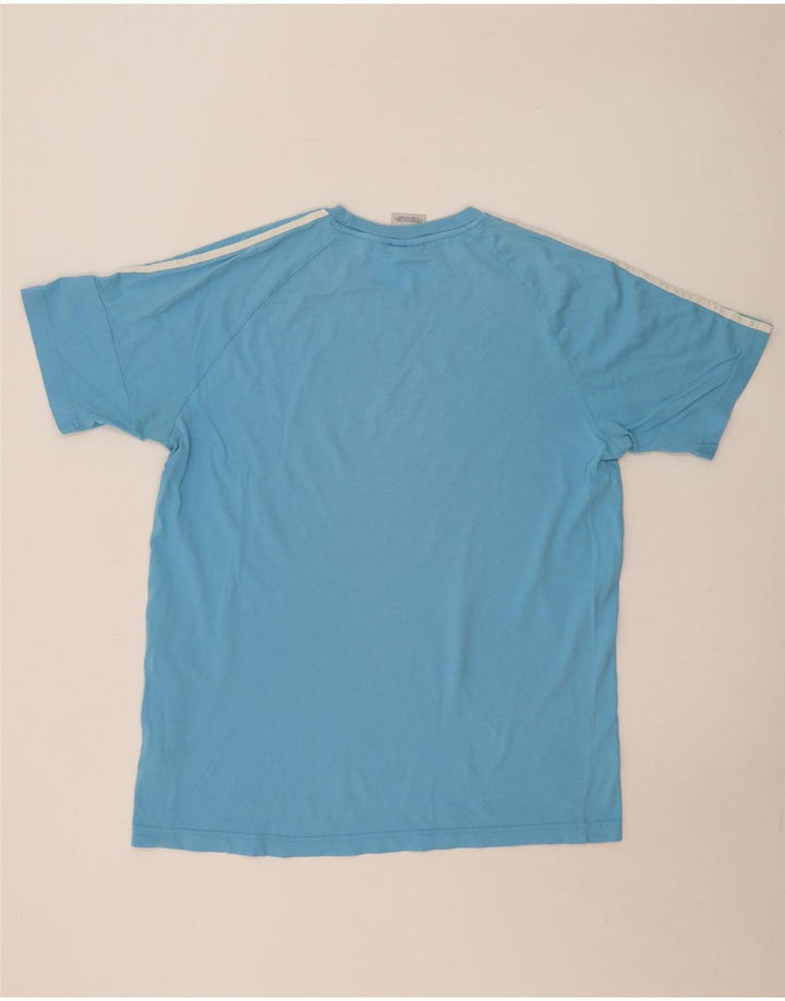 Adidas Herre T-Shirt Top Stor Blå Bomuld