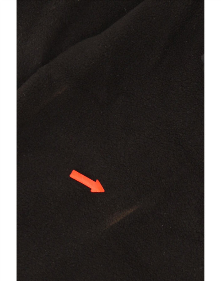 Marks & Spencer Herre Fleecejakke UK 42 XL Sort Polyester