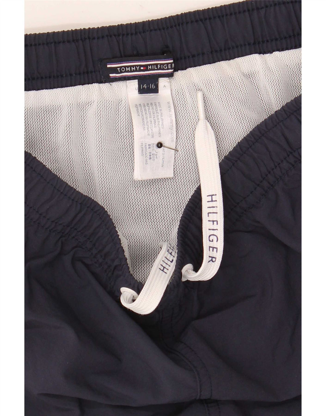 Tommy Hilfiger Badeshorts til drenge 14-15 år Marineblå polyester
