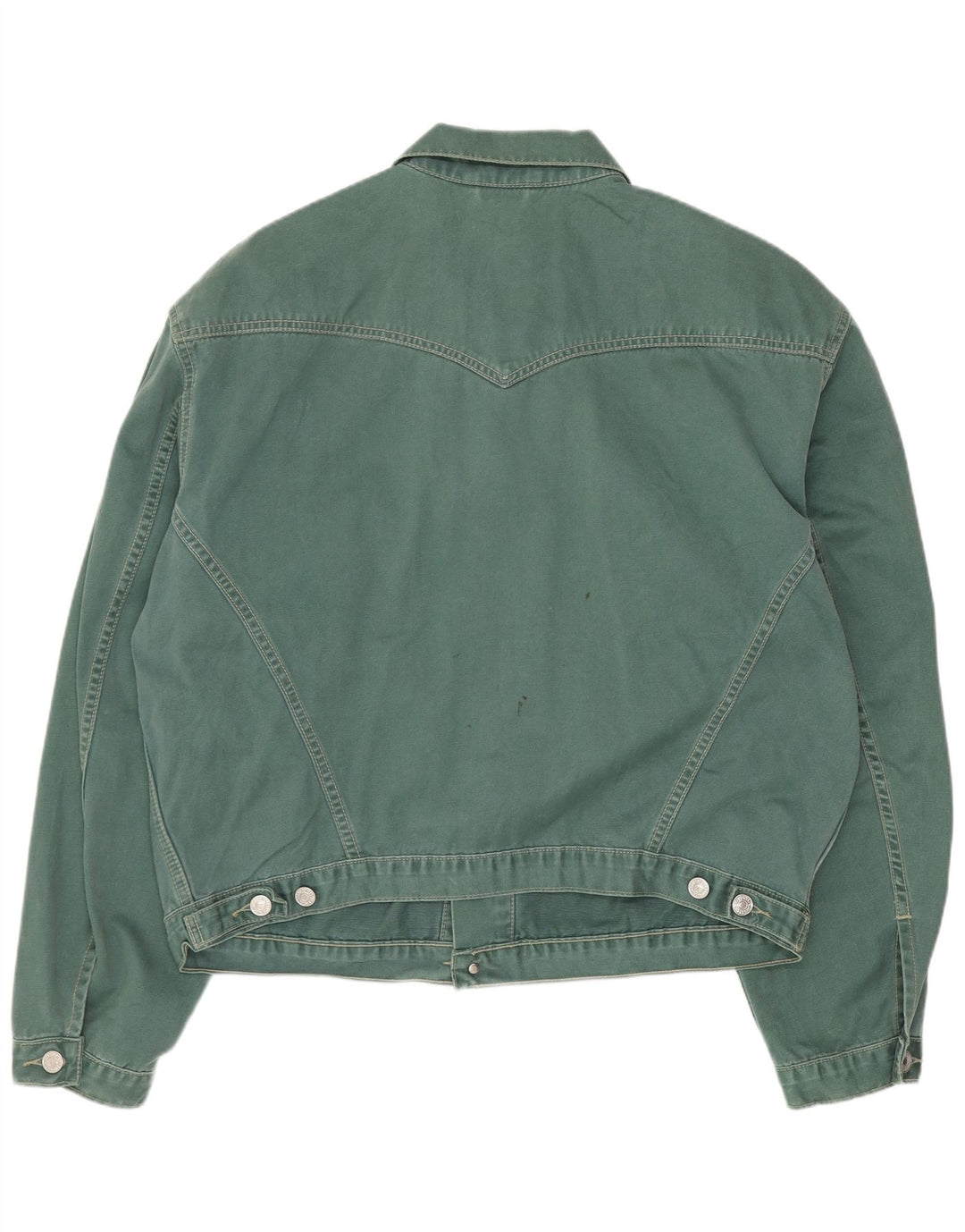Levi's Herre denimjakke UK 42 XL Grøn Bomuld