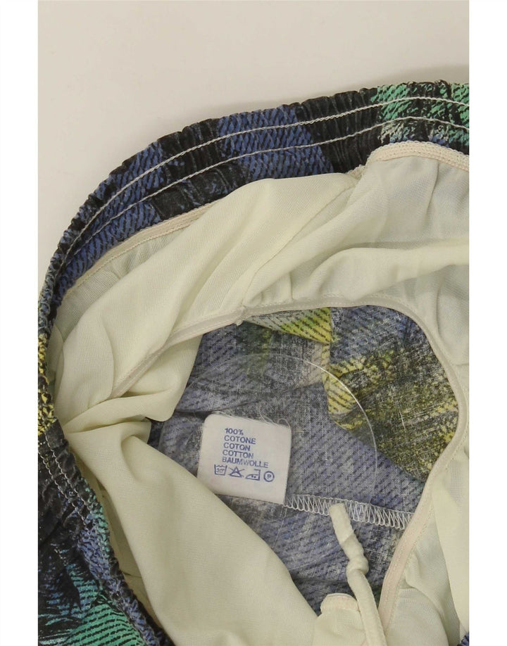 Vintage herre abstrakt mønster grafiske badeshorts Medium flerfarvet