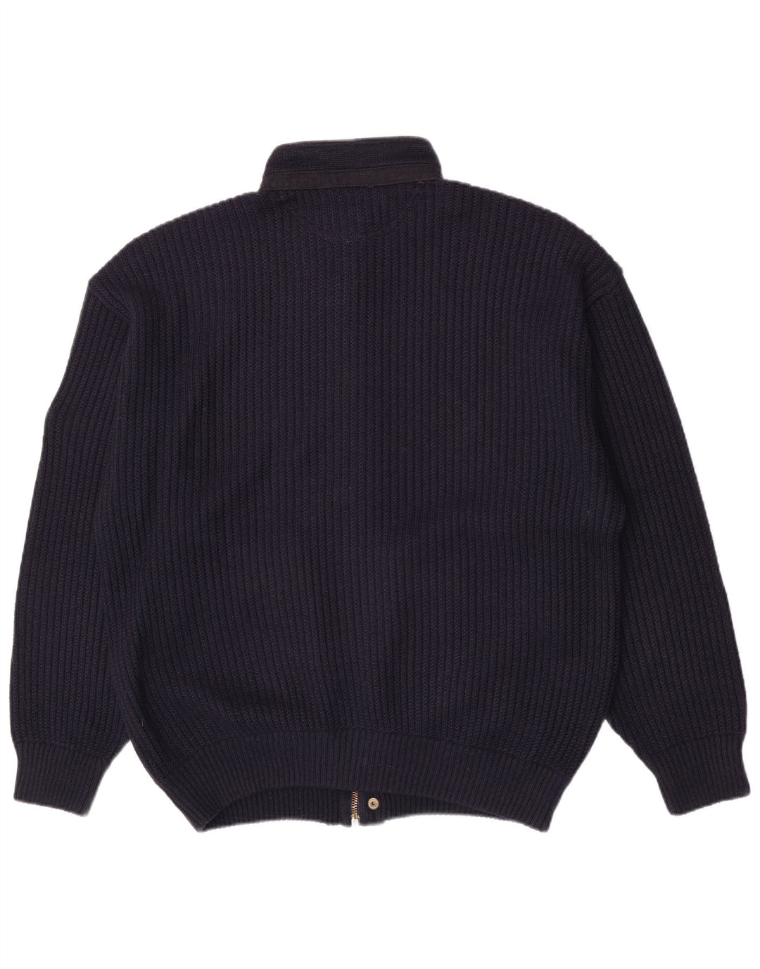 Loli Wolf Herre Cardigan Sweater Stor Marineblå Uld